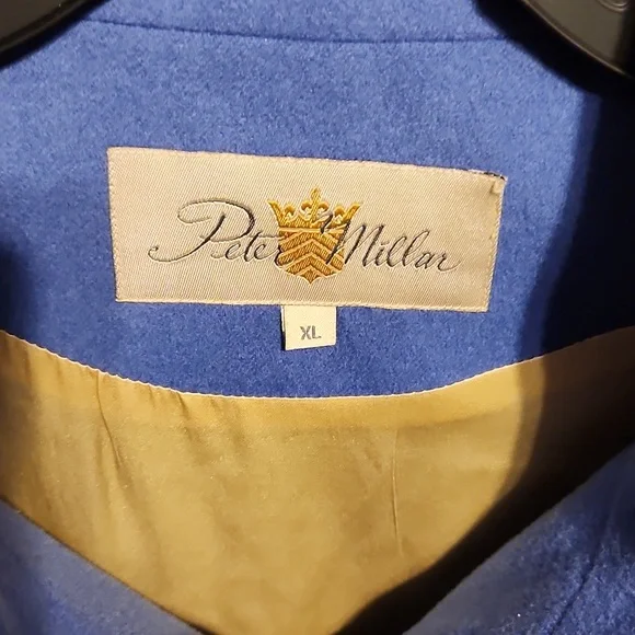 Peter Millar Wool/ Silk Royal Blue Golf Vest